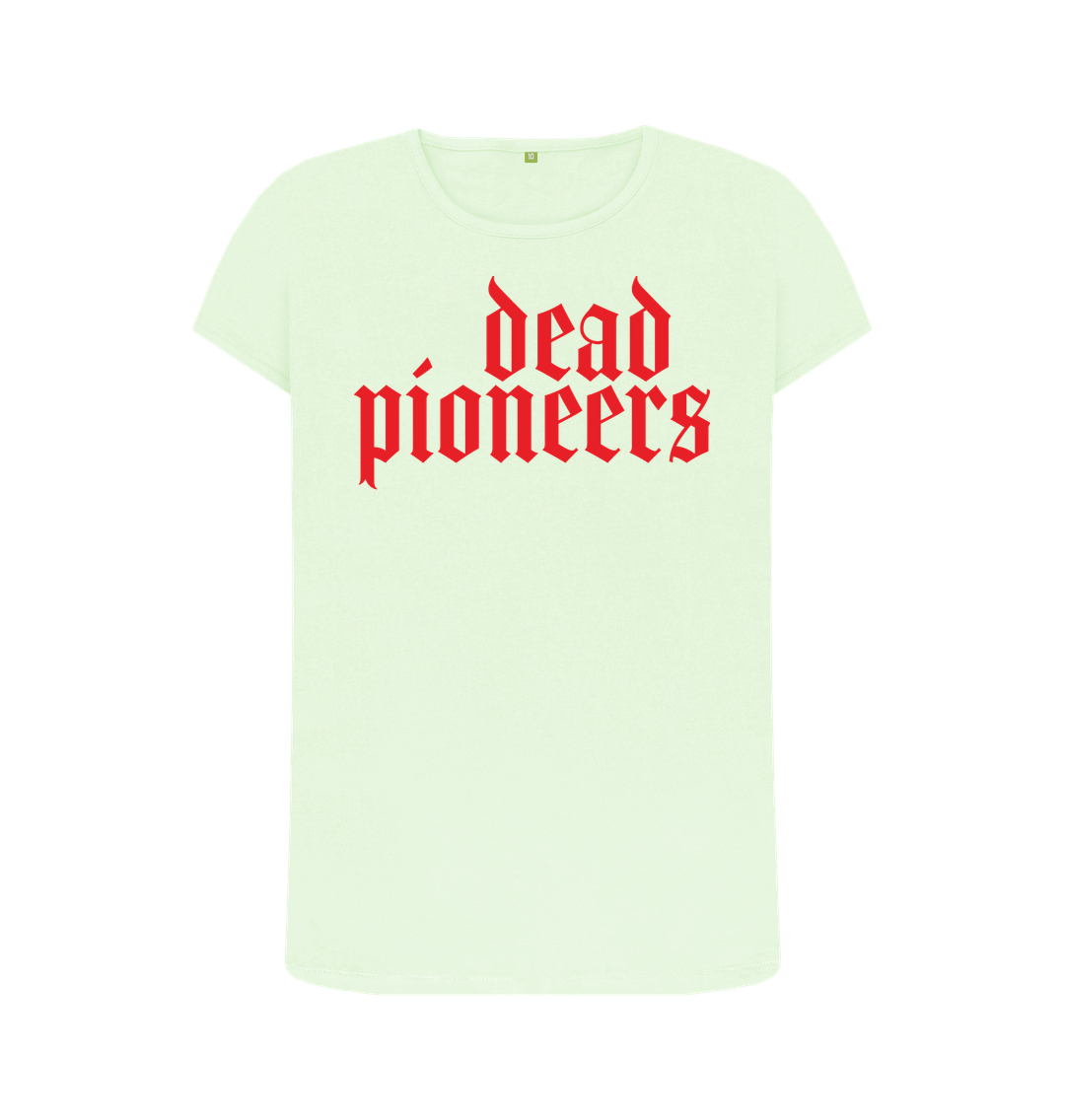 Pastel Green DP - Classic Typeface T - Red - Women's Cut