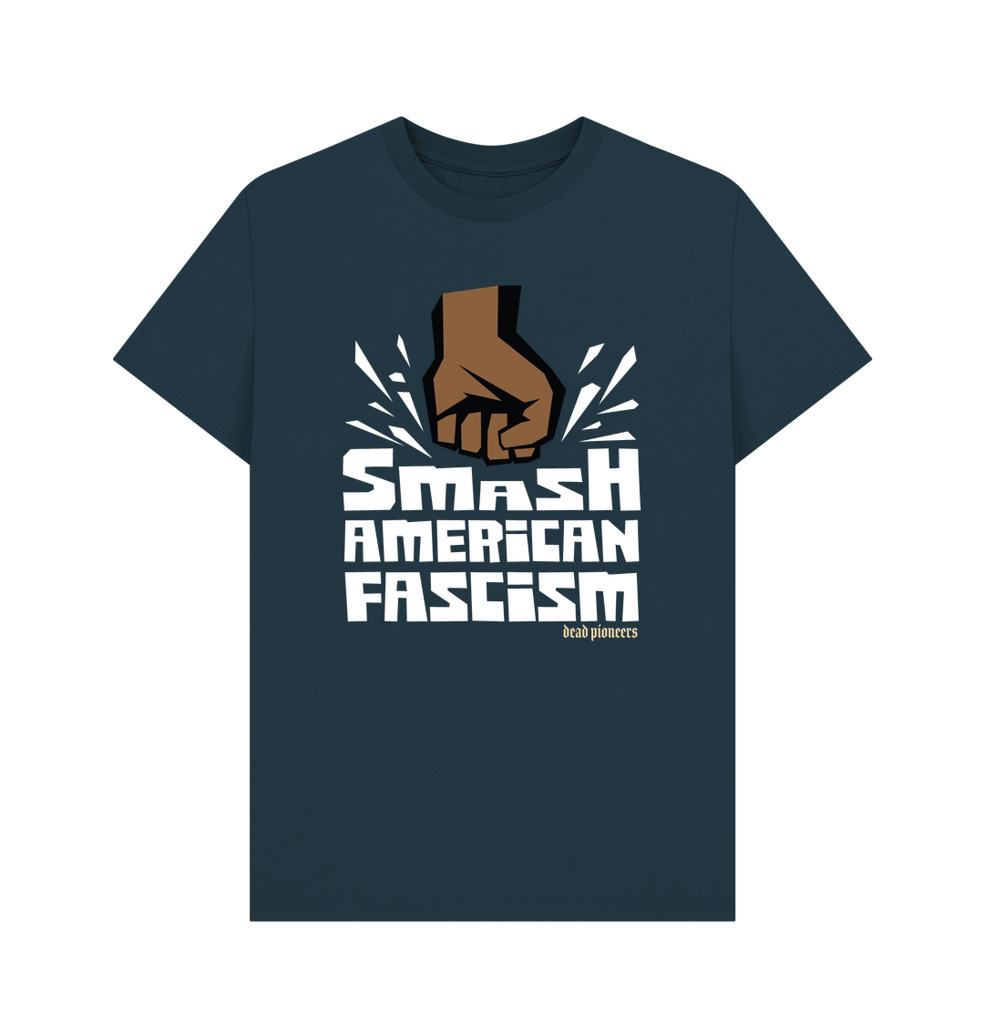 Denim Blue Smash American Fascism - T