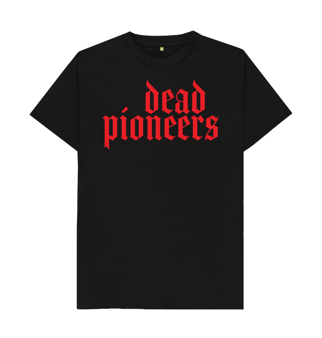 Black Dead Pioneers Classic Typeface T - Red