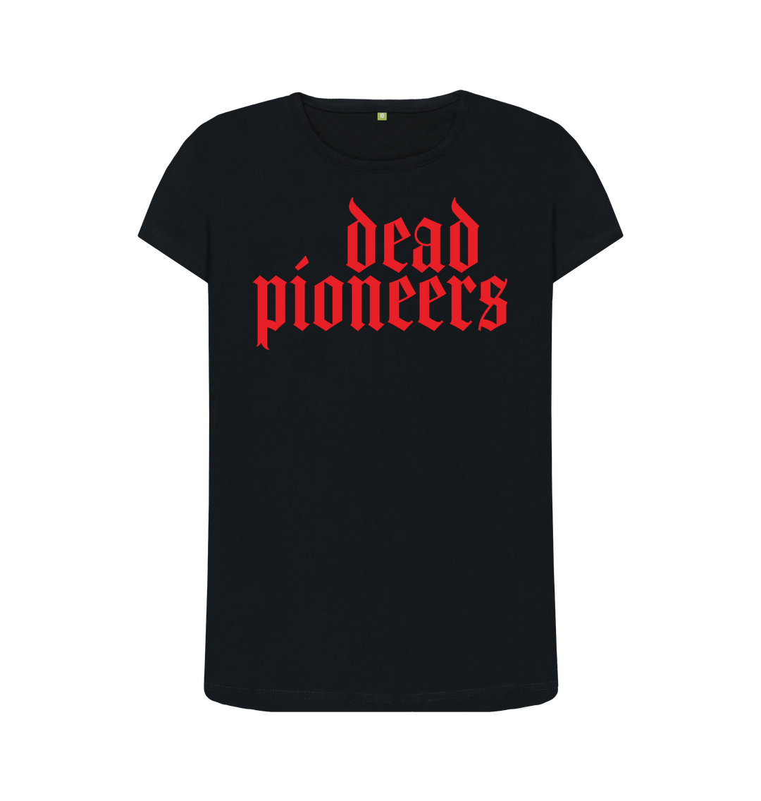 Black DP - Classic Typeface T - Red - Women's Cut