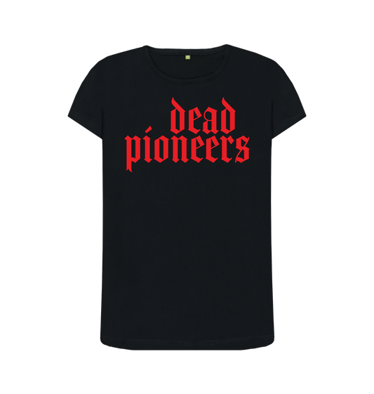 Black DP - Classic Typeface T - Red - Women's Cut