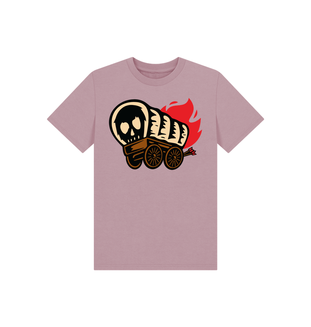 Mauve DP - Kids Burning Wagon T