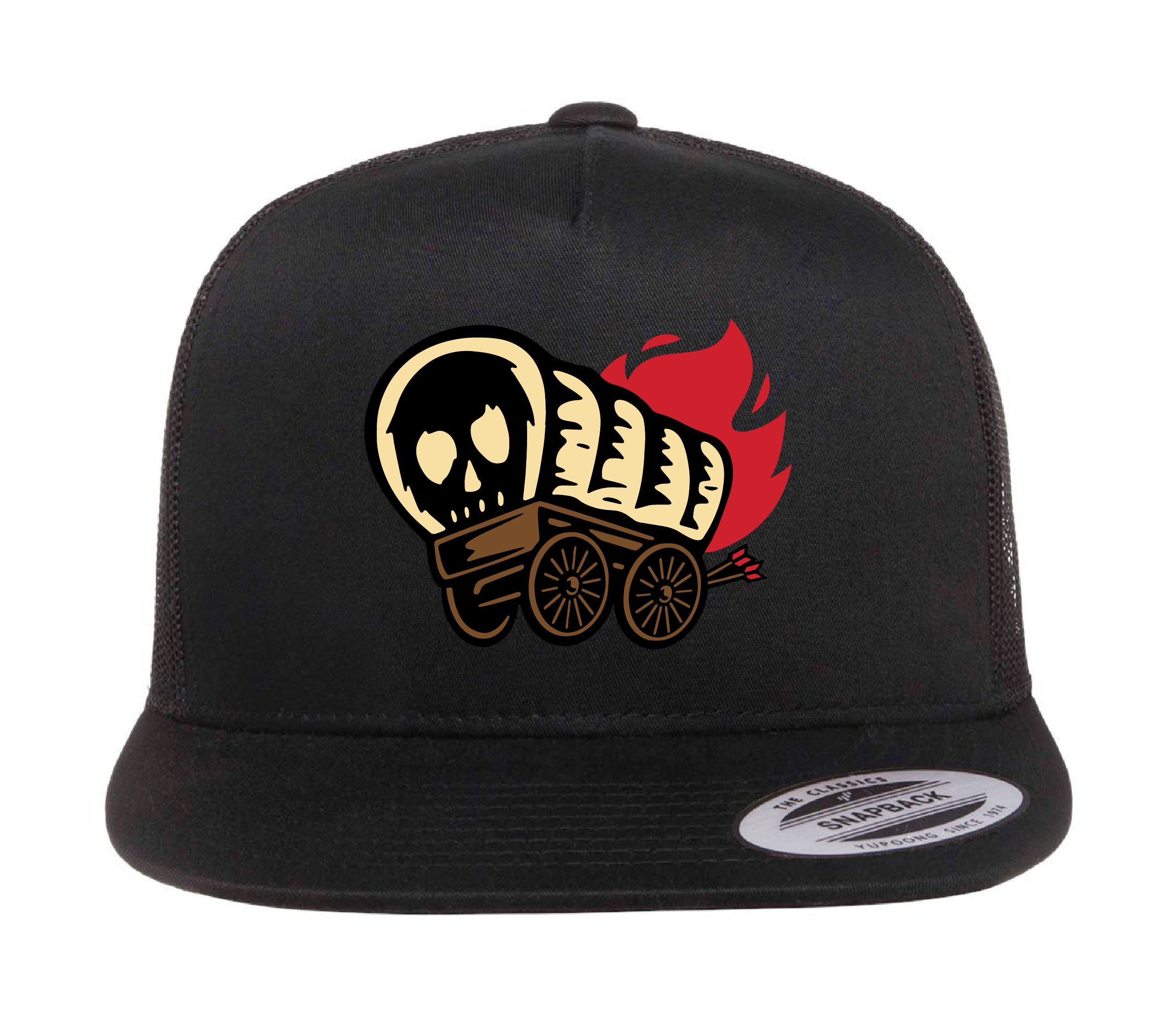 Burning Wagon Trucker Hat