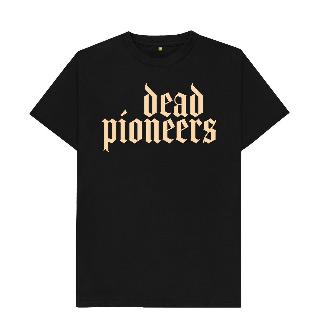 Black Dead Pioneers Classic Typeface T - Beige