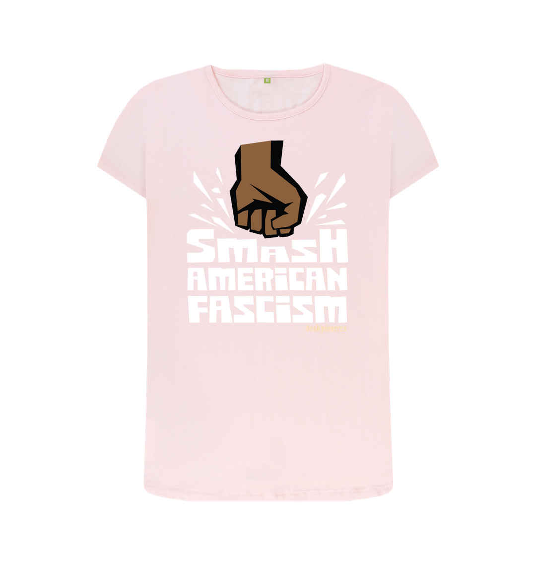 Pink Smash American Fascism - Woman's Crew Neck